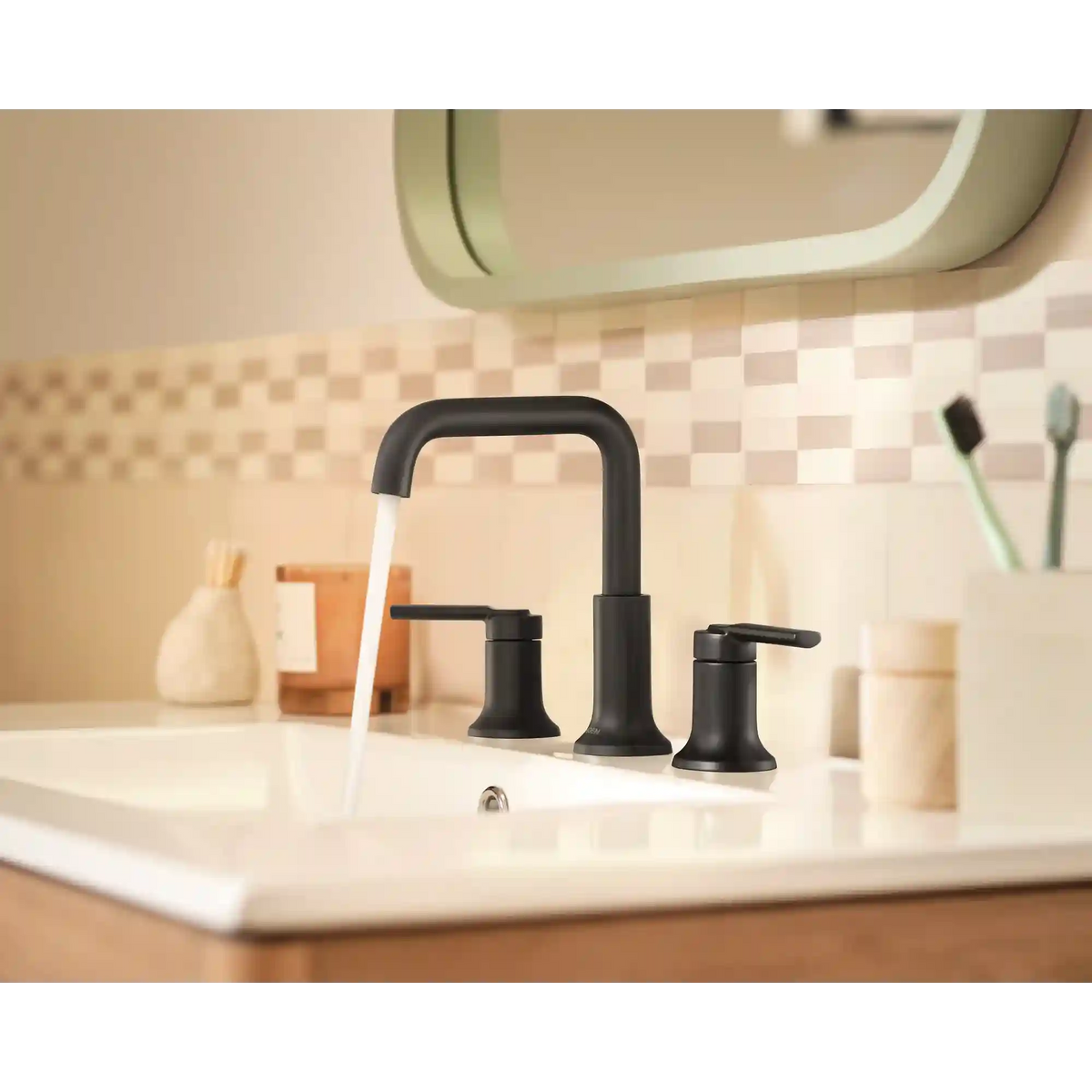 Zyla Two-Handle High Arc Widespread Bathroom Faucet