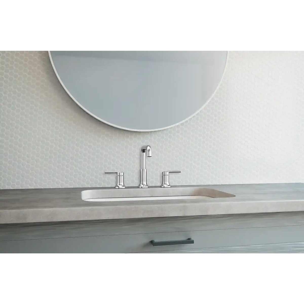 Zyla Two-Handle High Arc Widespread Bathroom Faucet