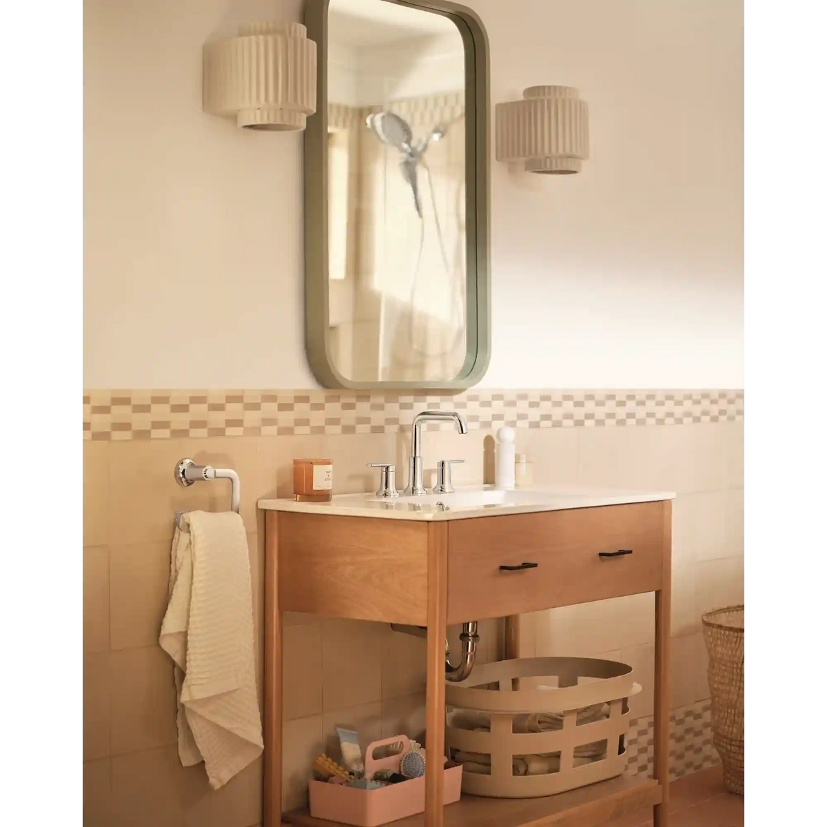Zyla Two-Handle High Arc Widespread Bathroom Faucet