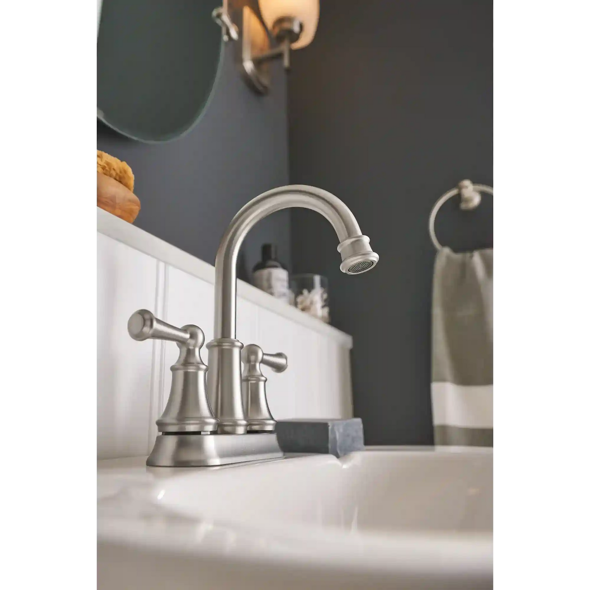 Brecklyn Two-Handle High Arc Bathroom Faucet