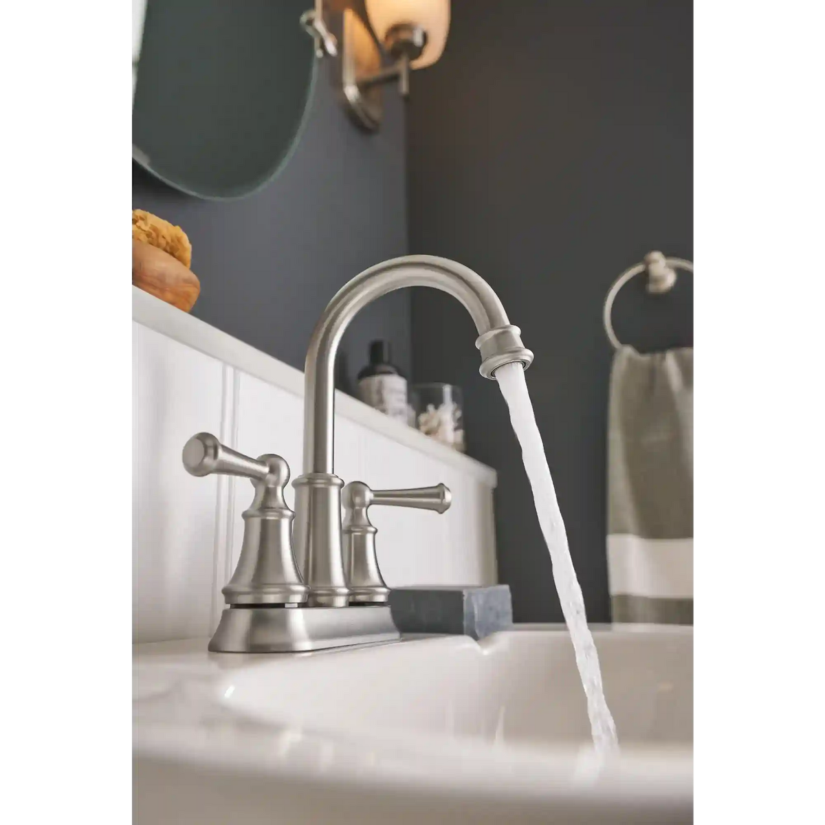 Brecklyn Two-Handle High Arc Bathroom Faucet