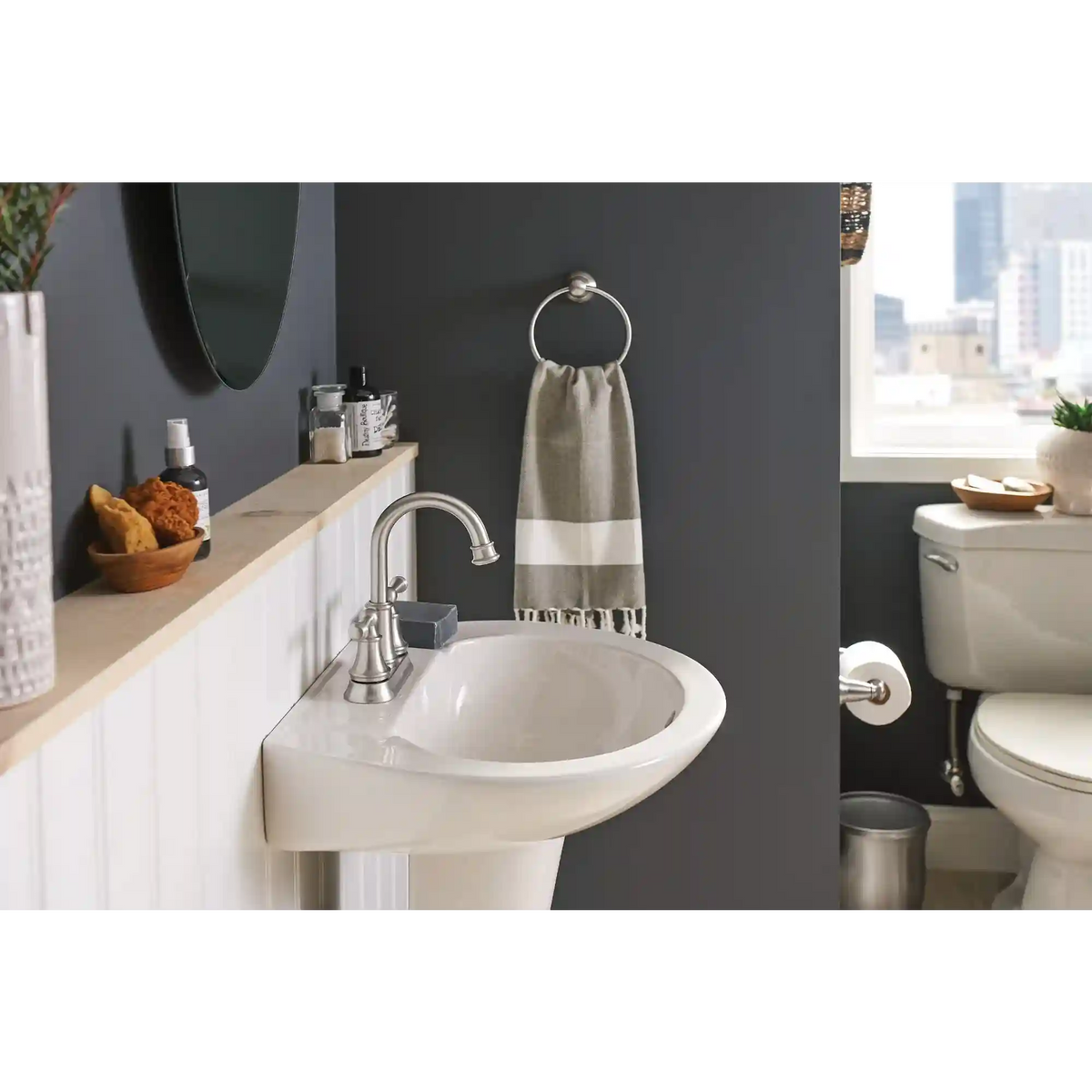 Brecklyn Two-Handle High Arc Bathroom Faucet