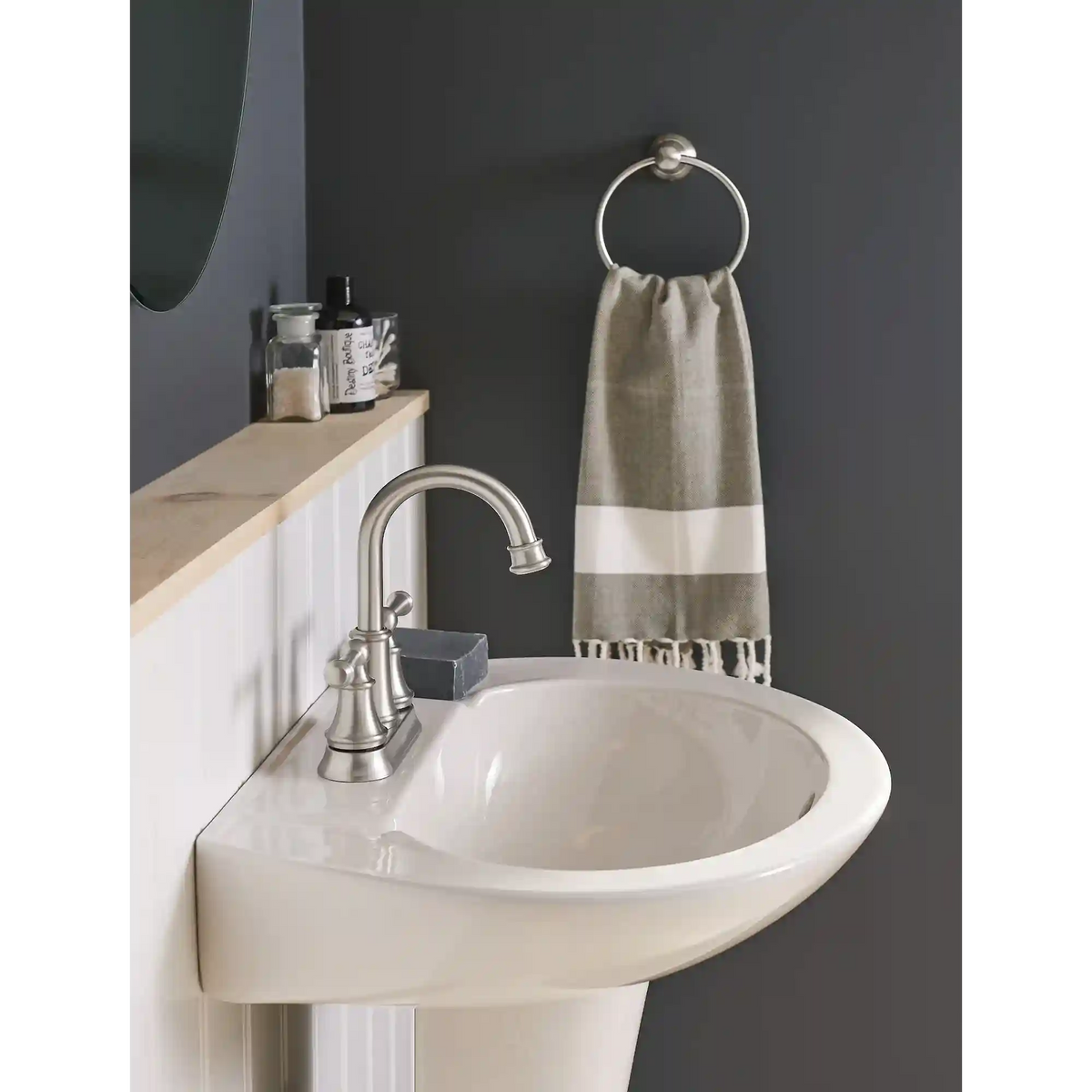 Brecklyn Two-Handle High Arc Bathroom Faucet