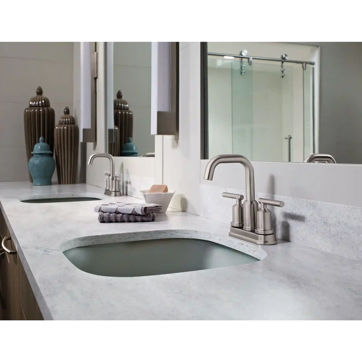 Gibson Two-handle Centerset Bathroom Sink Faucet