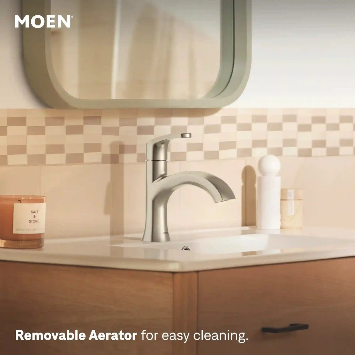 Karis One-Handle High Arc Bathroom Faucet