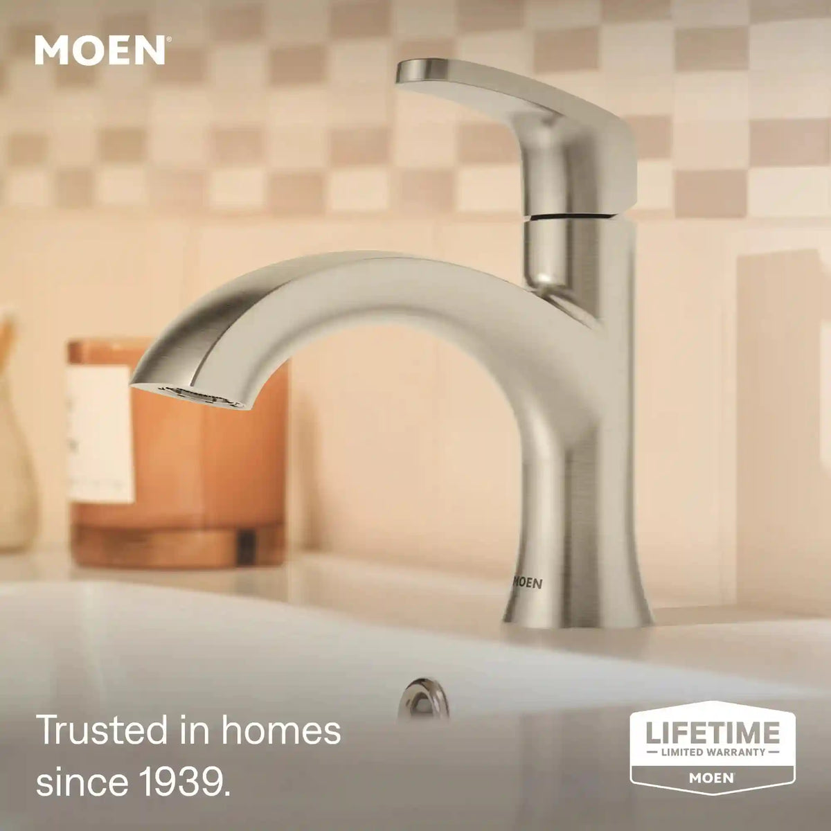 Karis One-Handle High Arc Bathroom Faucet