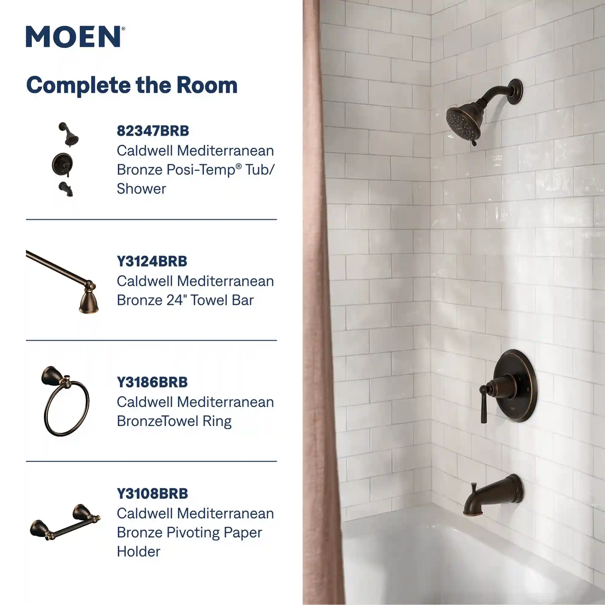Caldwell One-Handle High Arc Bathroom Faucet