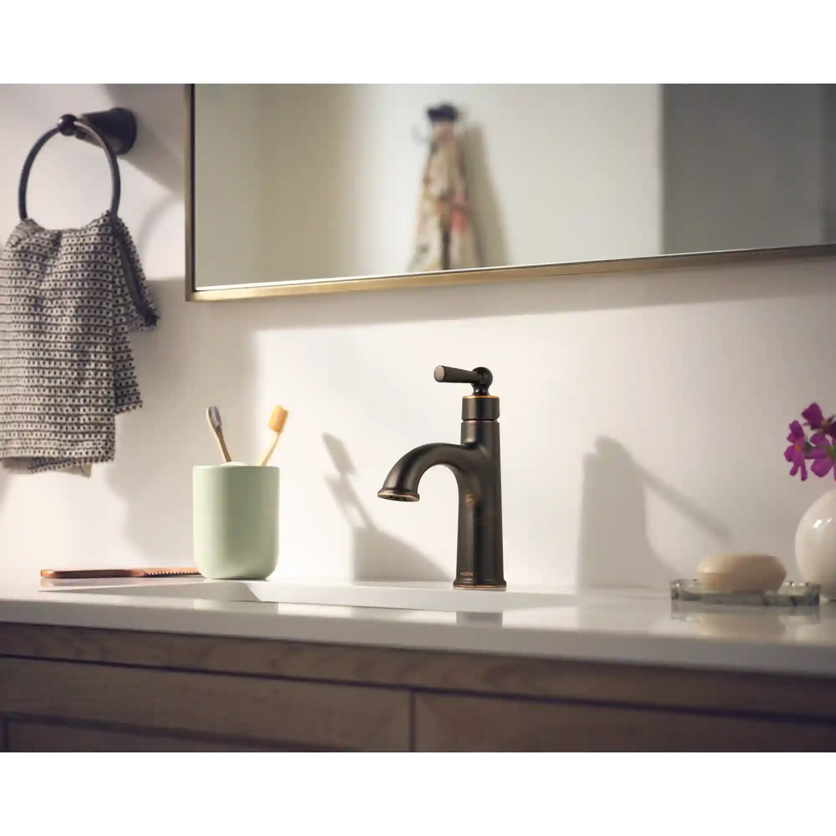 Caldwell One-Handle High Arc Bathroom Faucet