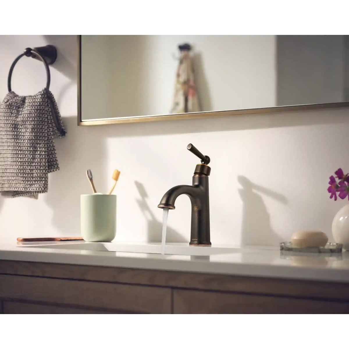 Caldwell One-Handle High Arc Bathroom Faucet