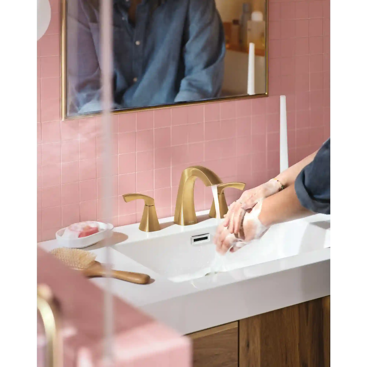 Lindor Two-Handle High Arc Bathroom Faucet