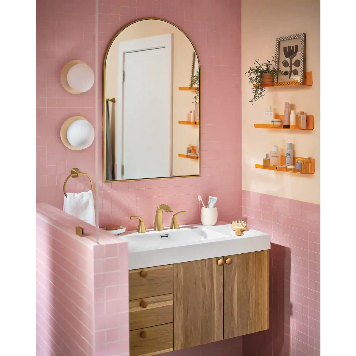 Lindor Two-Handle High Arc Bathroom Faucet