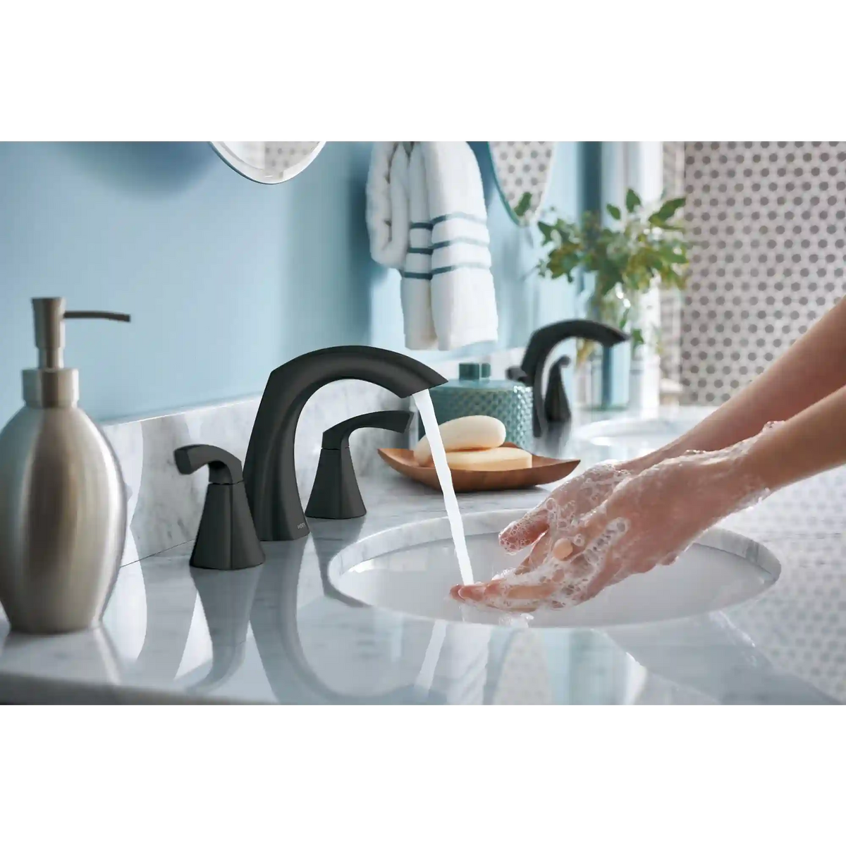 Lindor Two-Handle High Arc Bathroom Faucet