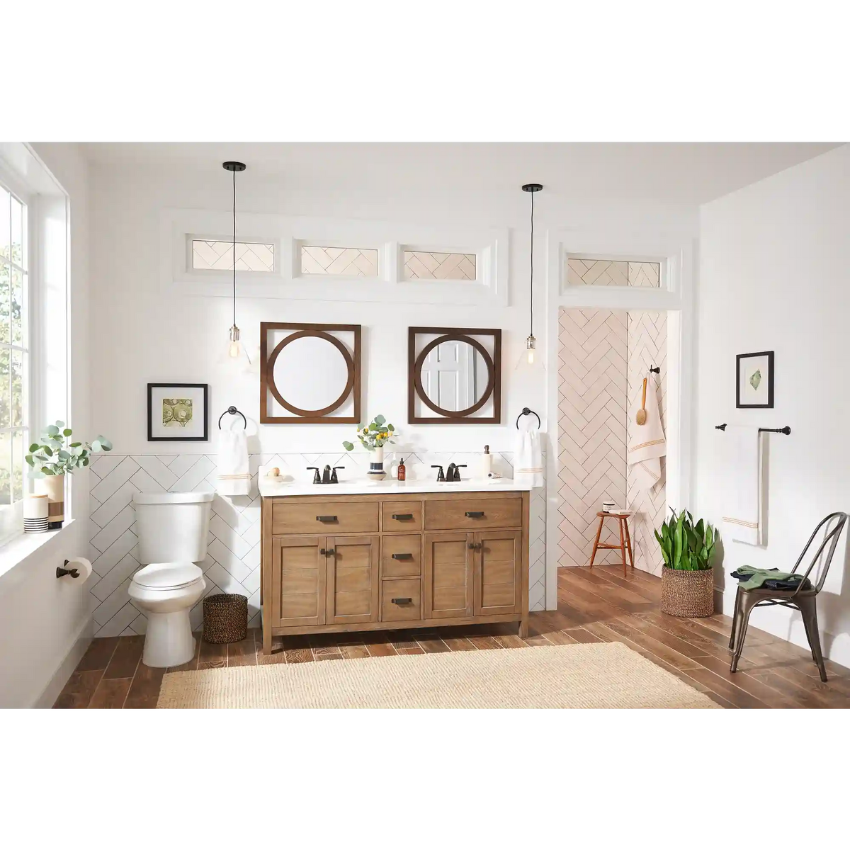 Hilliard Two-Handle Low Arc Bathroom Faucet