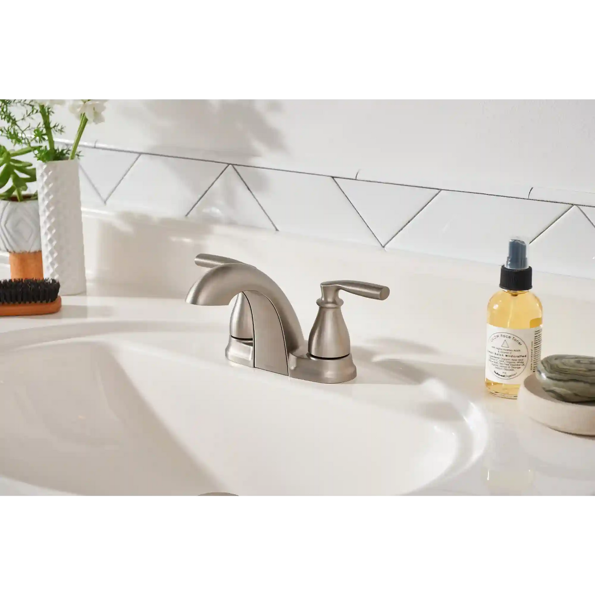 Hilliard Two-Handle Low Arc Bathroom Faucet