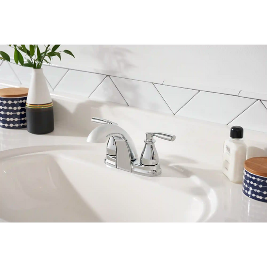 Hilliard Two-Handle Low Arc Bathroom Faucet