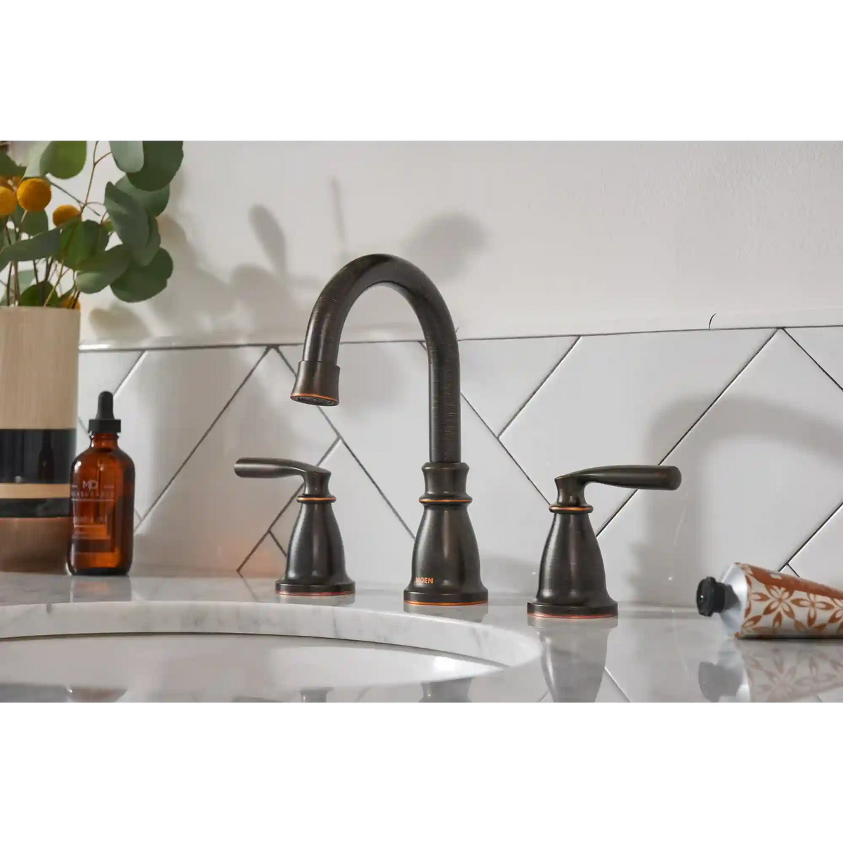 Hilliard Two-Handle High Arc Bathroom Faucet