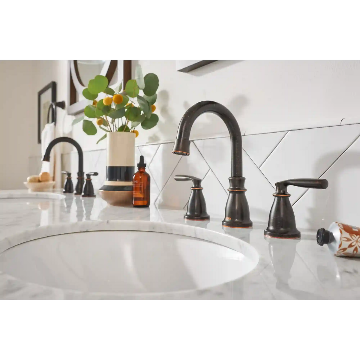 Hilliard Two-Handle High Arc Bathroom Faucet