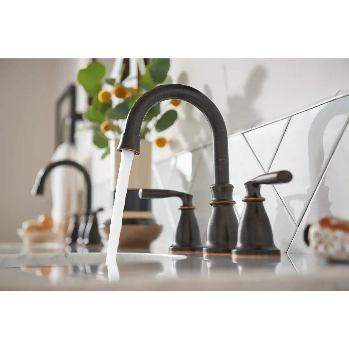 Hilliard Two-Handle High Arc Bathroom Faucet