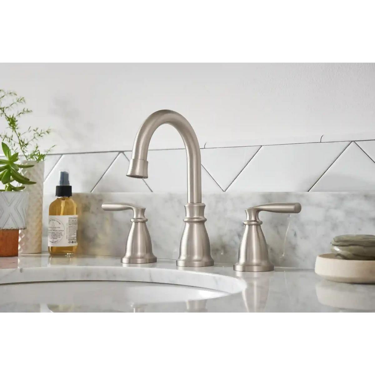 Hilliard Two-Handle High Arc Bathroom Faucet