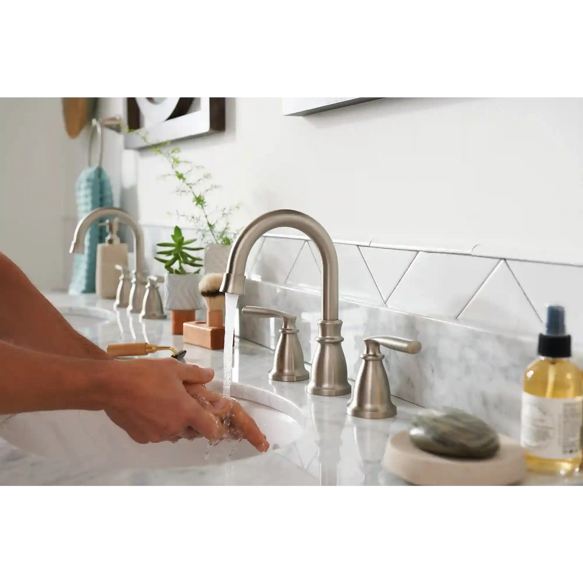 Hilliard Two-Handle High Arc Bathroom Faucet