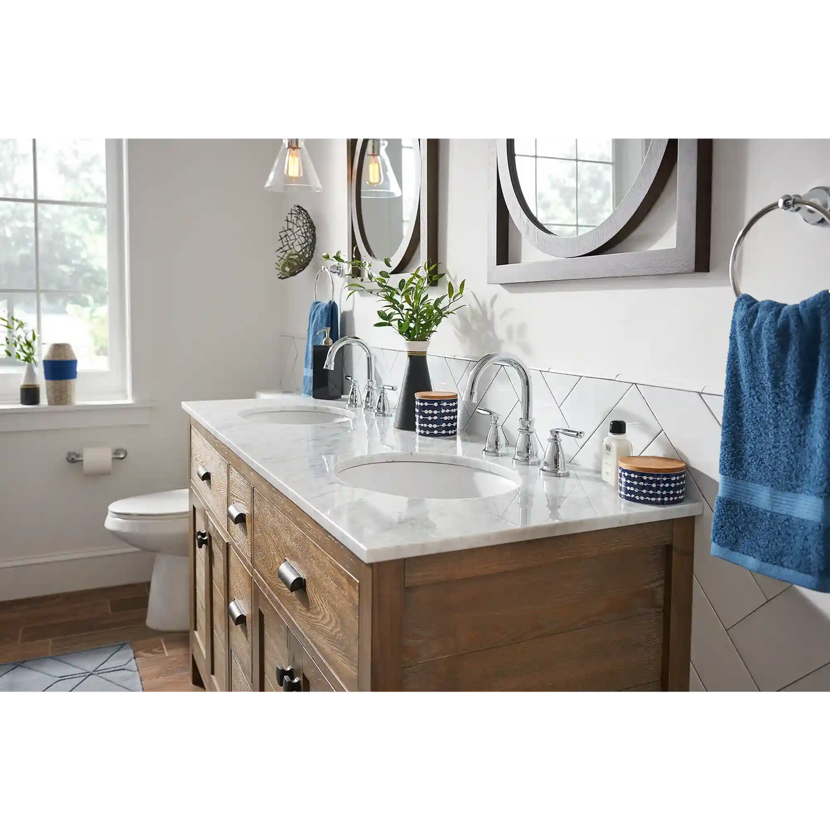 Hilliard Two-Handle High Arc Bathroom Faucet