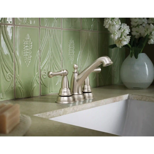 Sage Two-handle Centerset Bathroom Sink Faucet