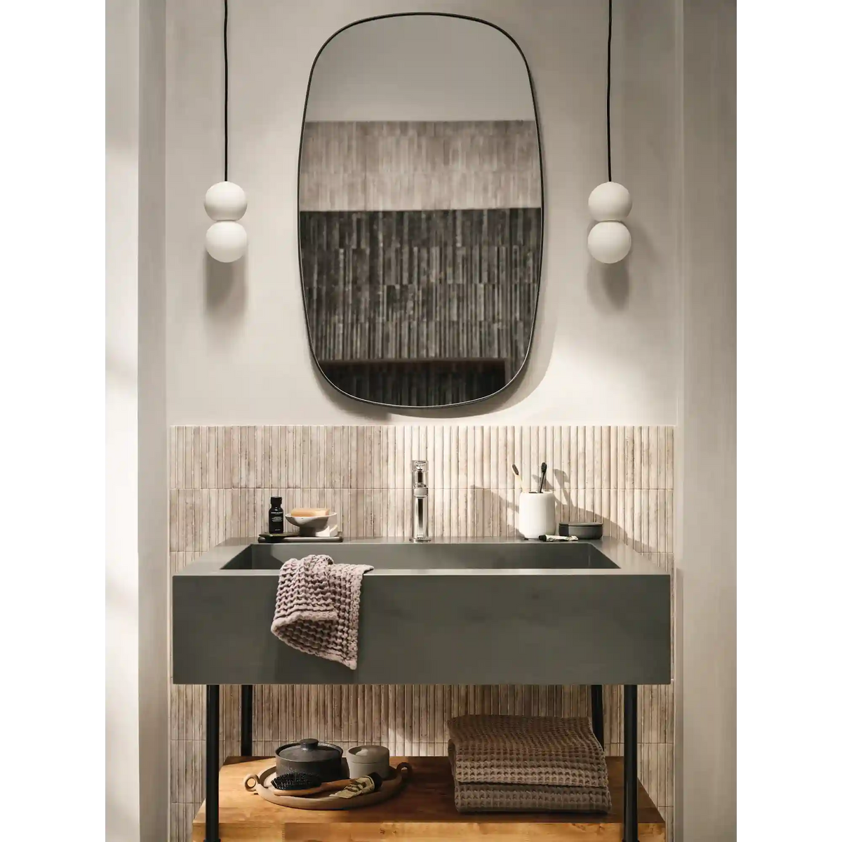 Rinza One-Handle High Arc Bathroom Faucet