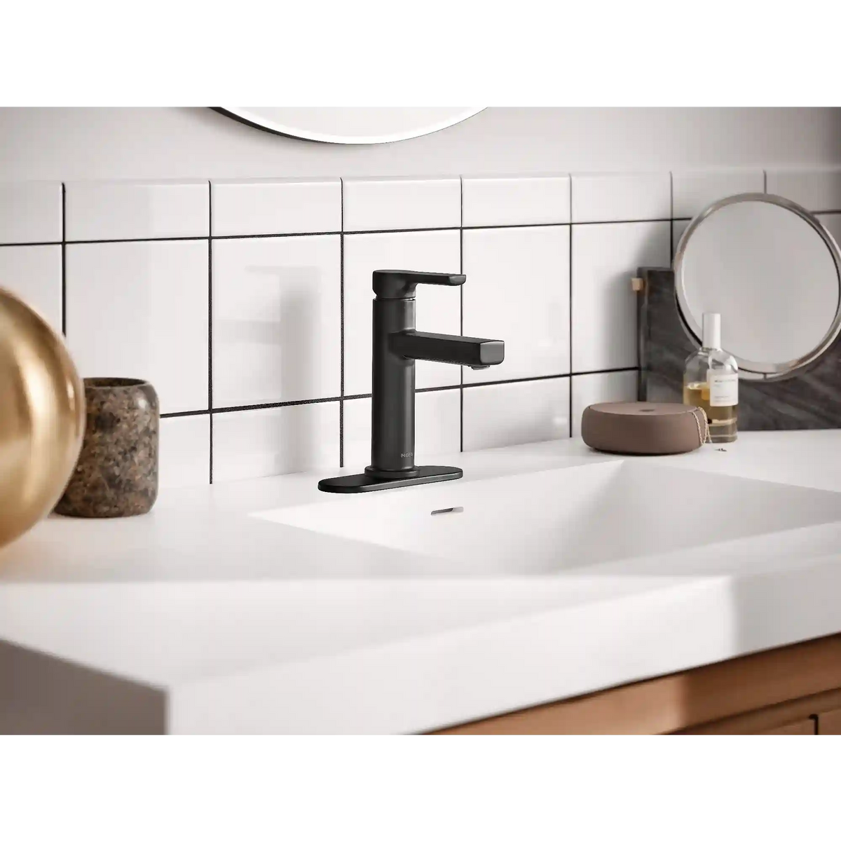 Rinza One-Handle High Arc Bathroom Faucet