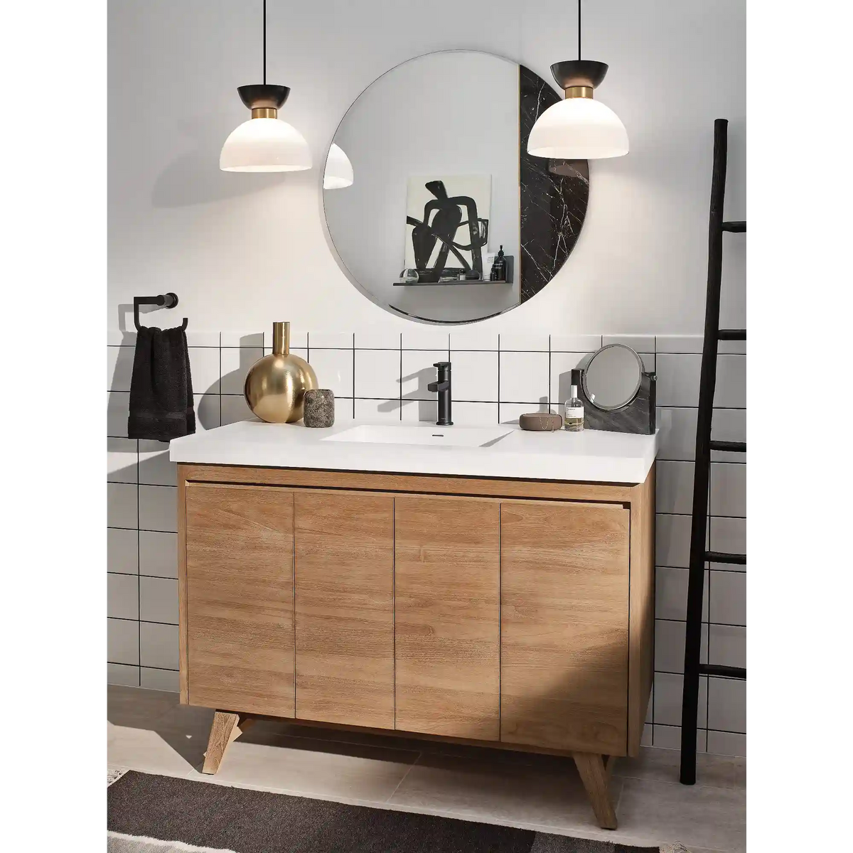 Rinza One-Handle High Arc Bathroom Faucet