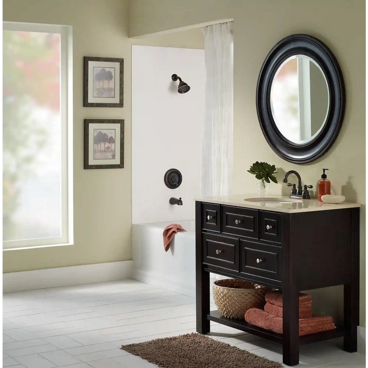 Caldwell Two-Handle High Arc Bathroom Faucet