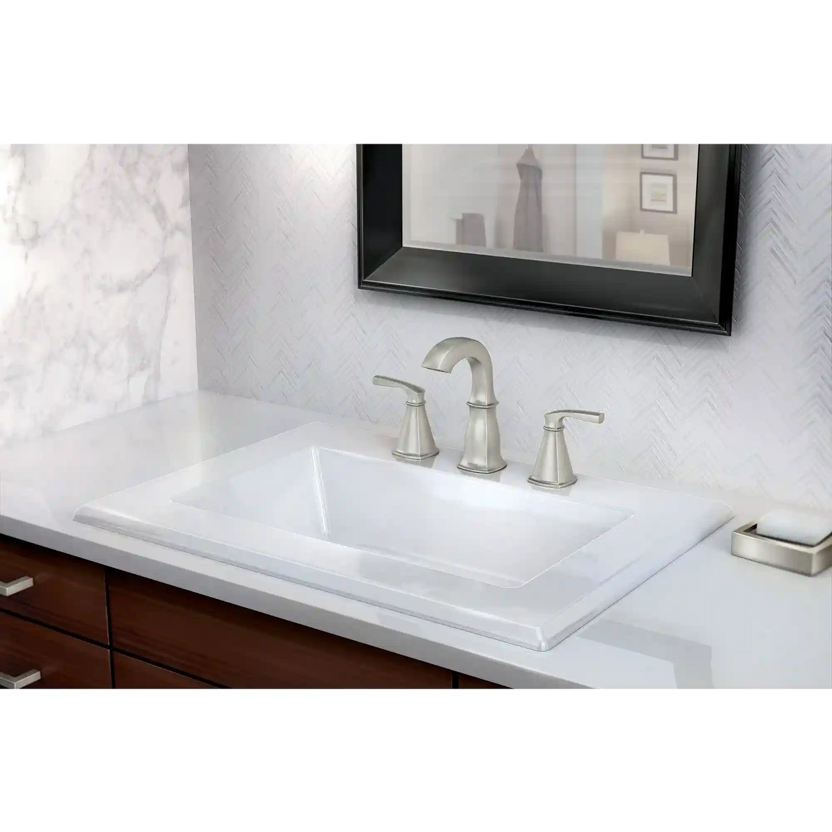 Finney Two-Handle High Arc Bathroom Faucet