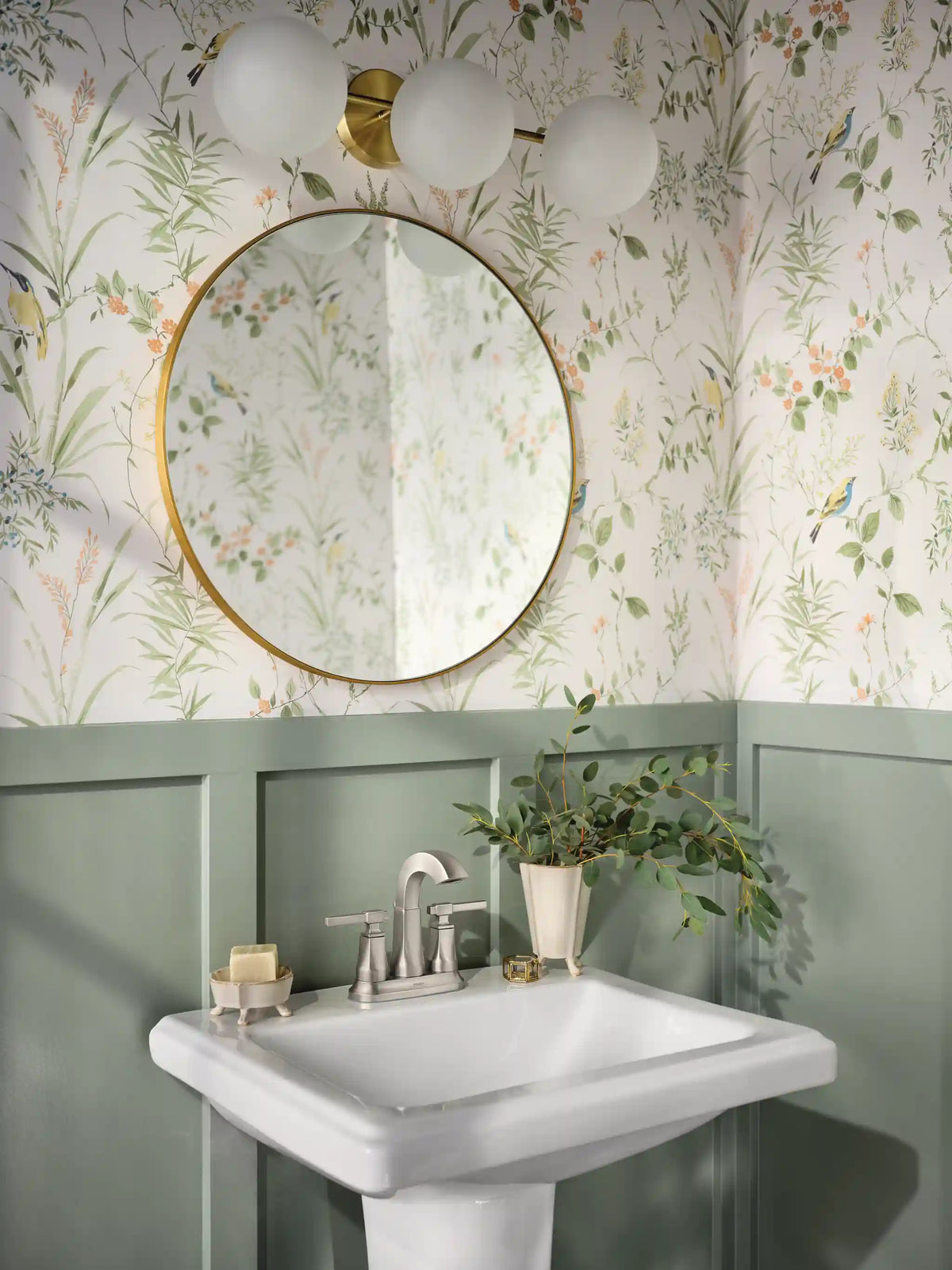 Ayda Two-handle Centerset Bathroom Sink Faucet