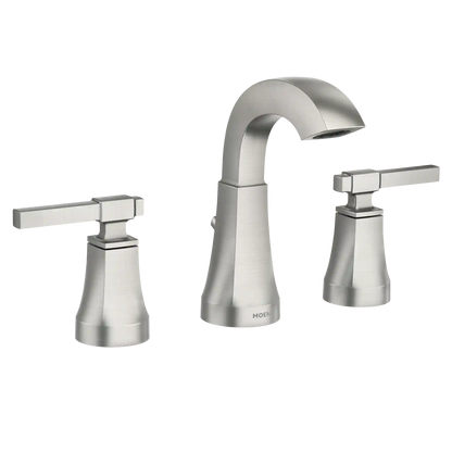 Ayda Two-Handle High Arc Bathroom Faucet