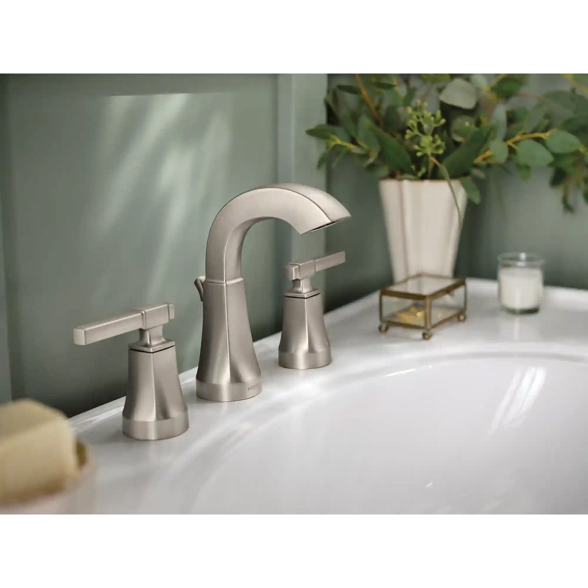Ayda Two-Handle High Arc Bathroom Faucet
