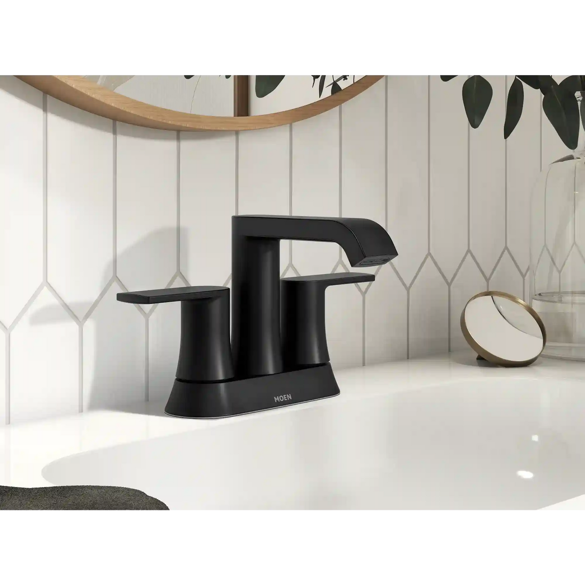 Genta Two-Handle High Arc Bathroom Faucet