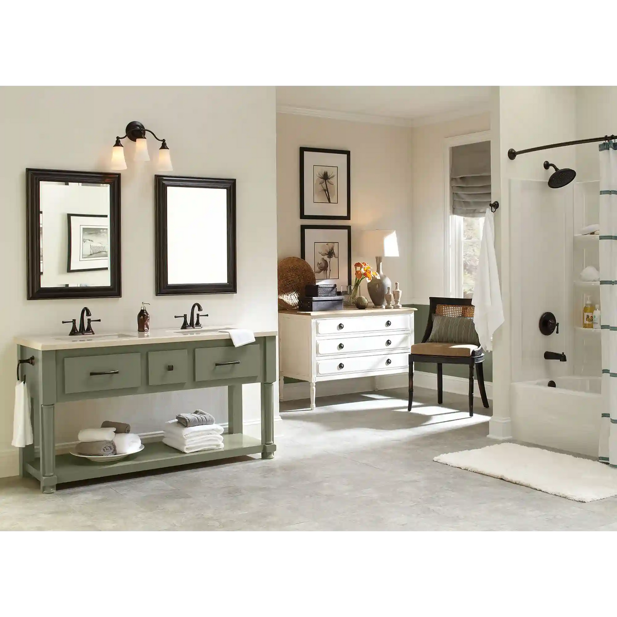 Ashville Two-Handle High Arc Bathroom Faucet