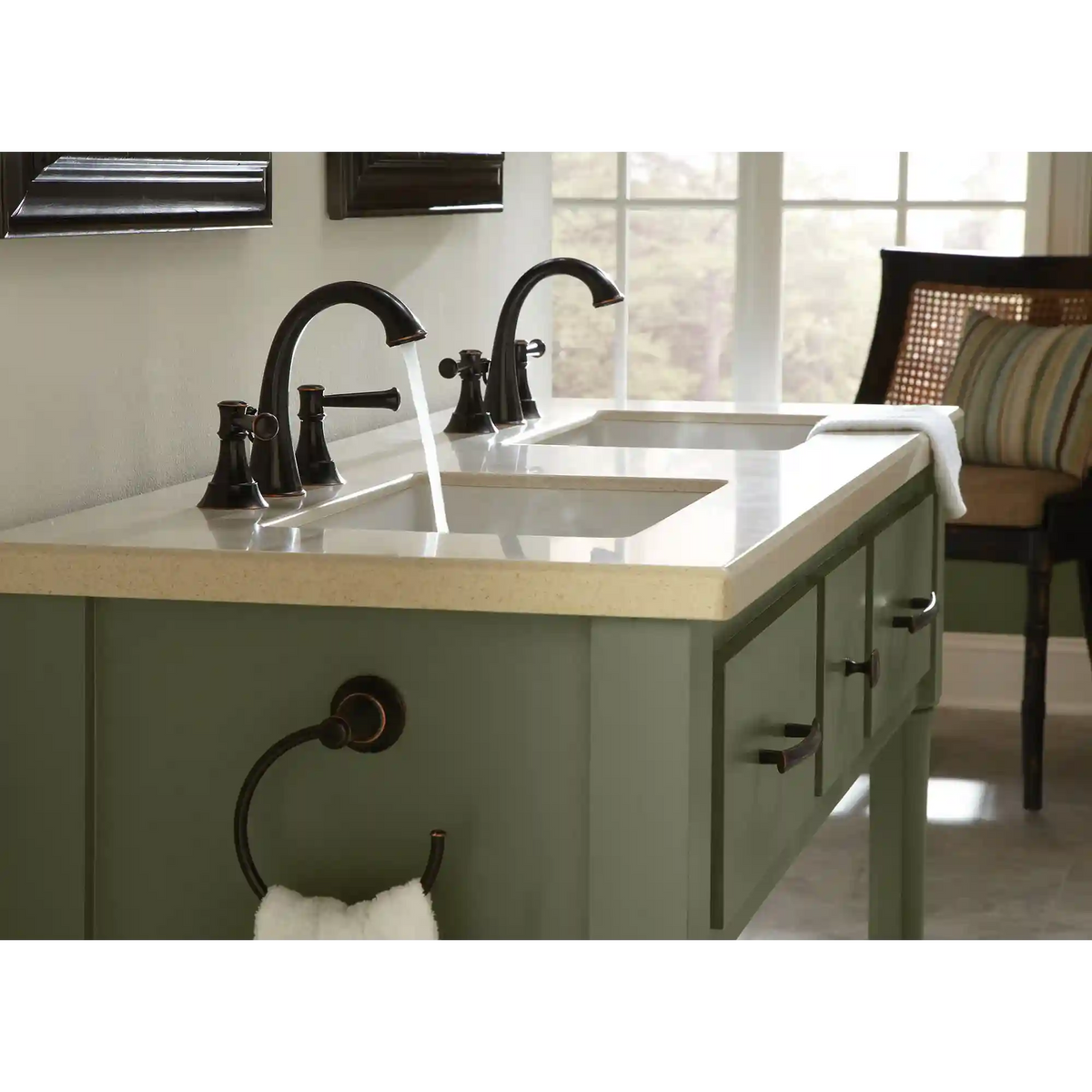 Ashville (Mb) Two-Handle Bathroom Faucet