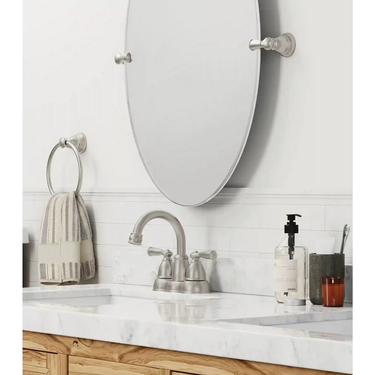 Weylon Two-Handle High Arc Bathroom Faucet