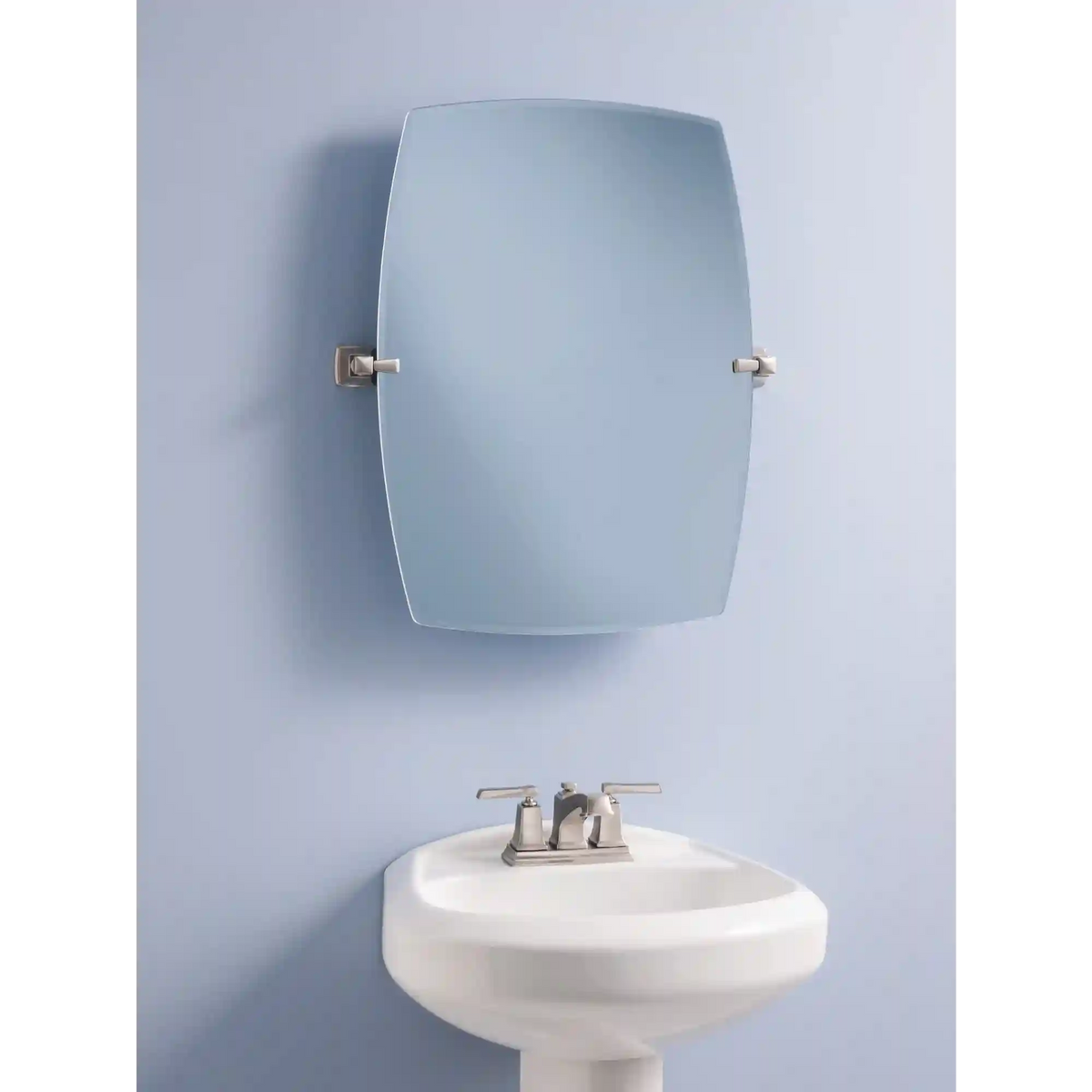Boardwalk Two-Handle Low Arc Bathroom Faucet