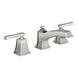 Boardwalk Two-Handle Low Arc Bathroom Faucet