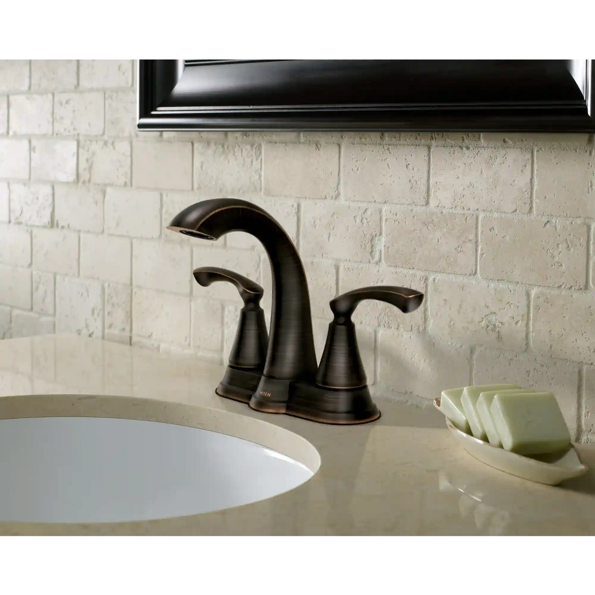 Tiffin Two-Handle High Arc Bathroom Faucet
