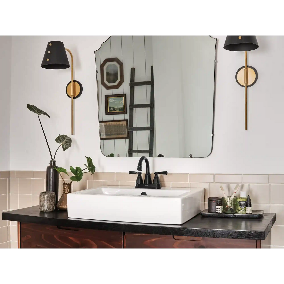 Banbury Two-Handle High Arc Bathroom Faucet