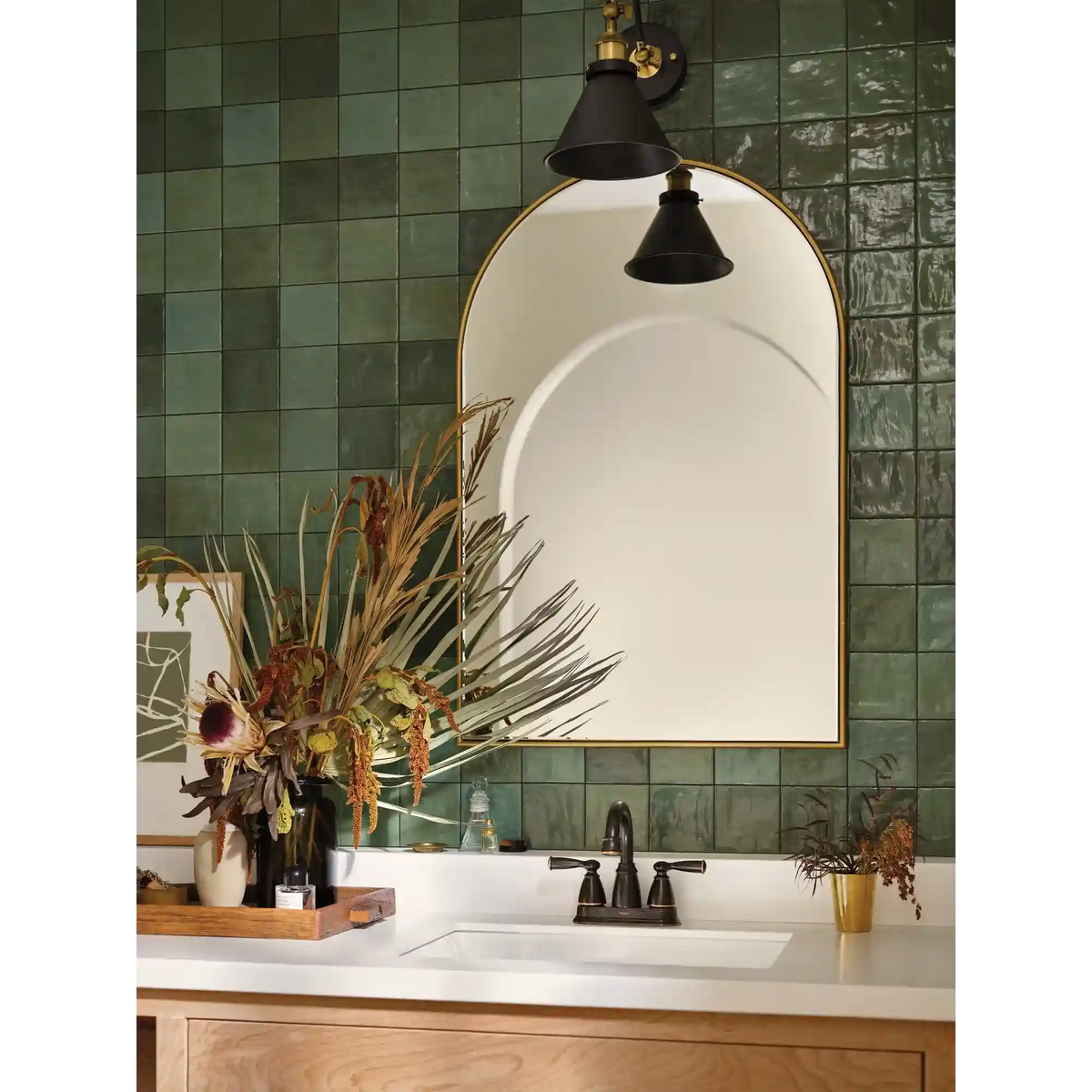 Banbury Two-Handle High Arc Bathroom Faucet