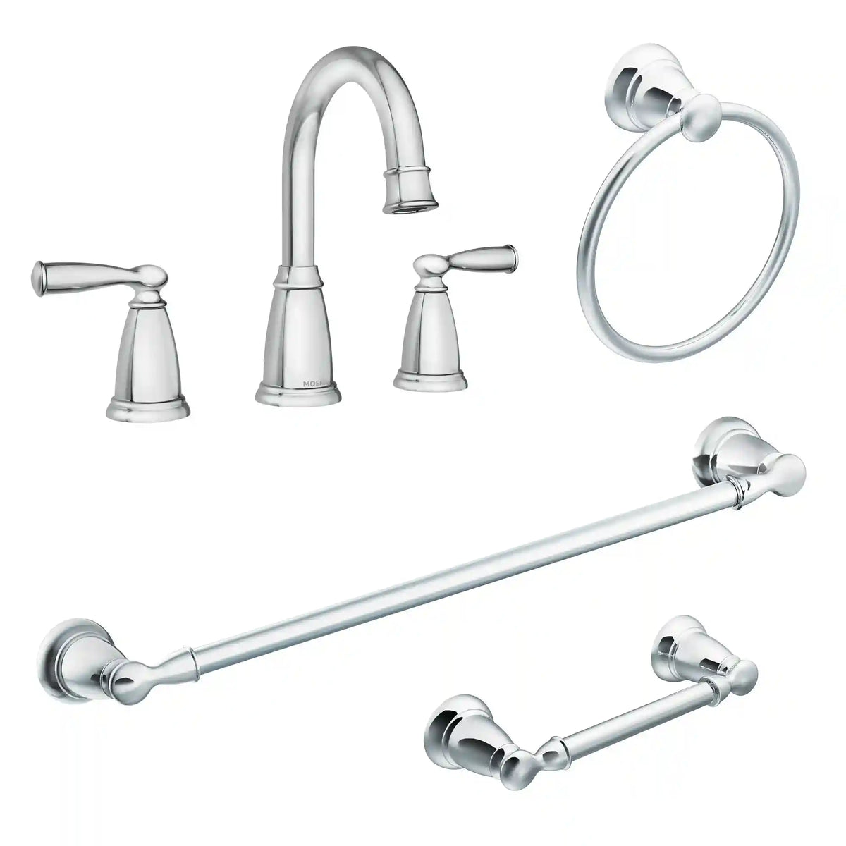 Banbury Two-Handle High Arc Bathroom Faucet