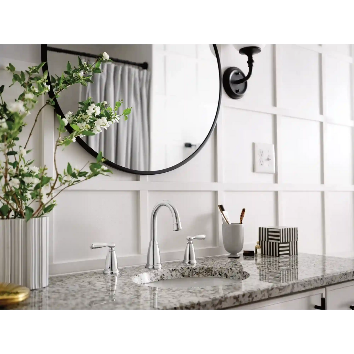Banbury Two-Handle High Arc Bathroom Faucet