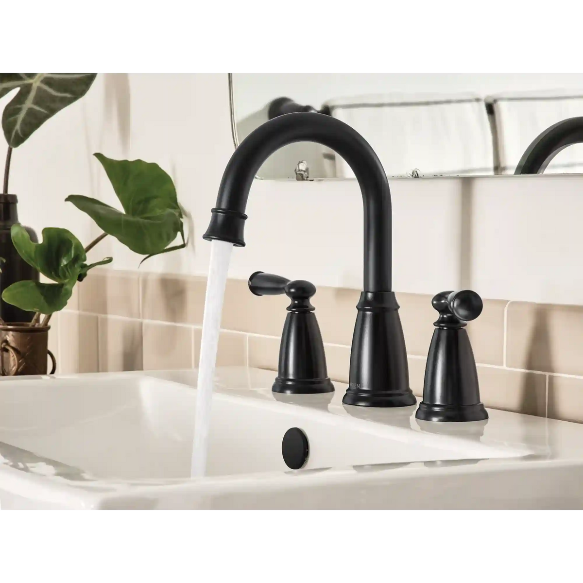 Banbury Two-Handle High Arc Bathroom Faucet