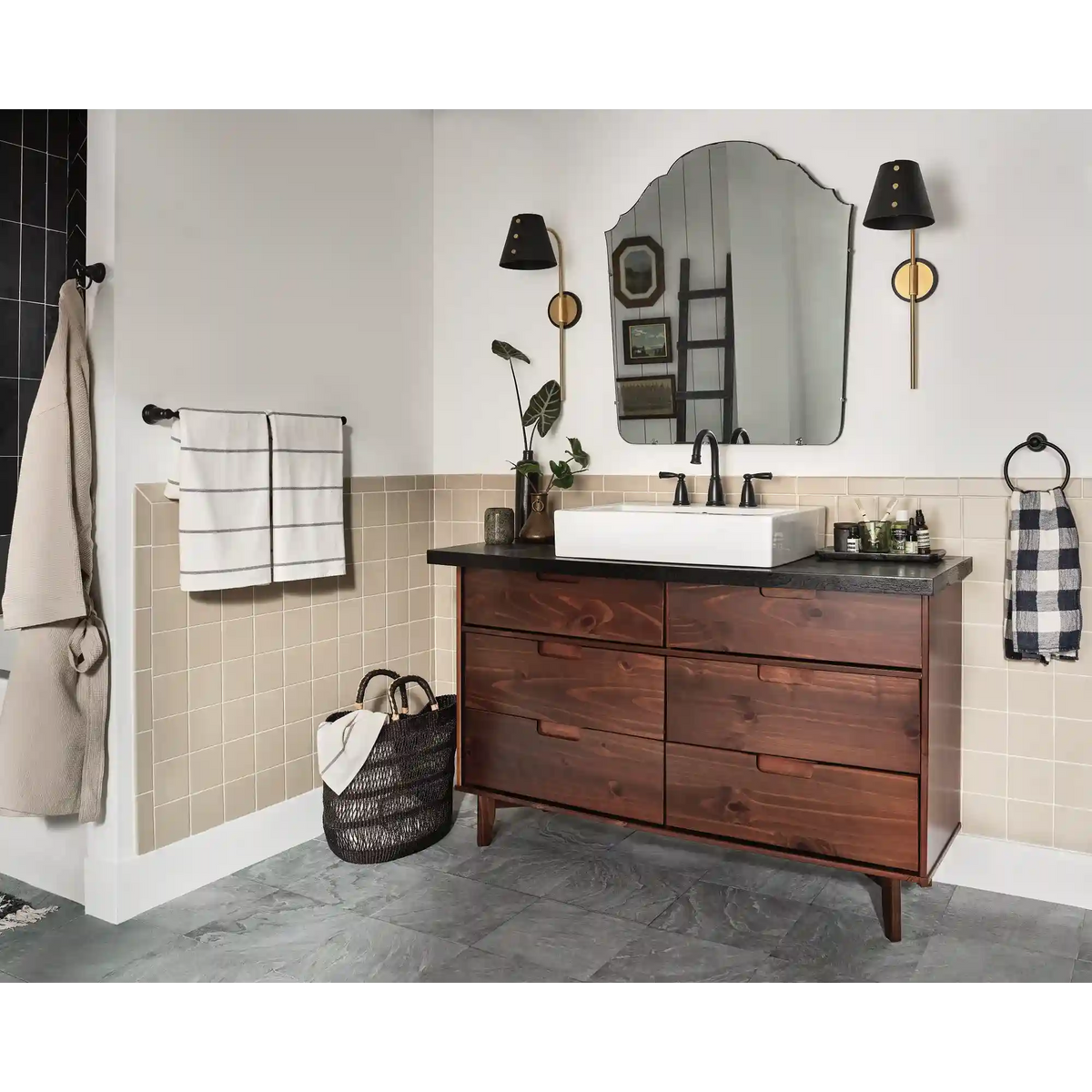 Banbury Two-Handle High Arc Bathroom Faucet