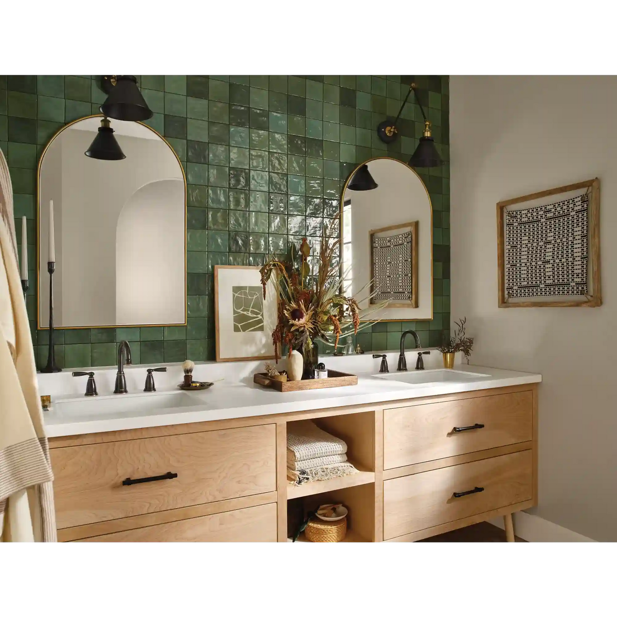 Banbury Two-Handle High Arc Bathroom Faucet