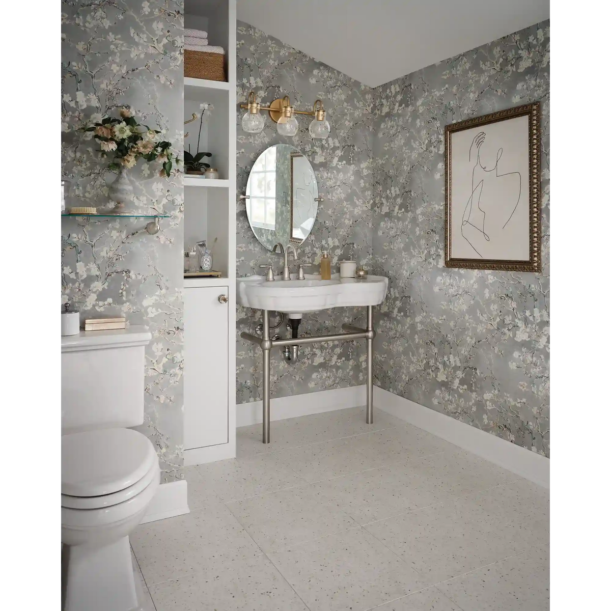 Banbury Two-Handle High Arc Bathroom Faucet