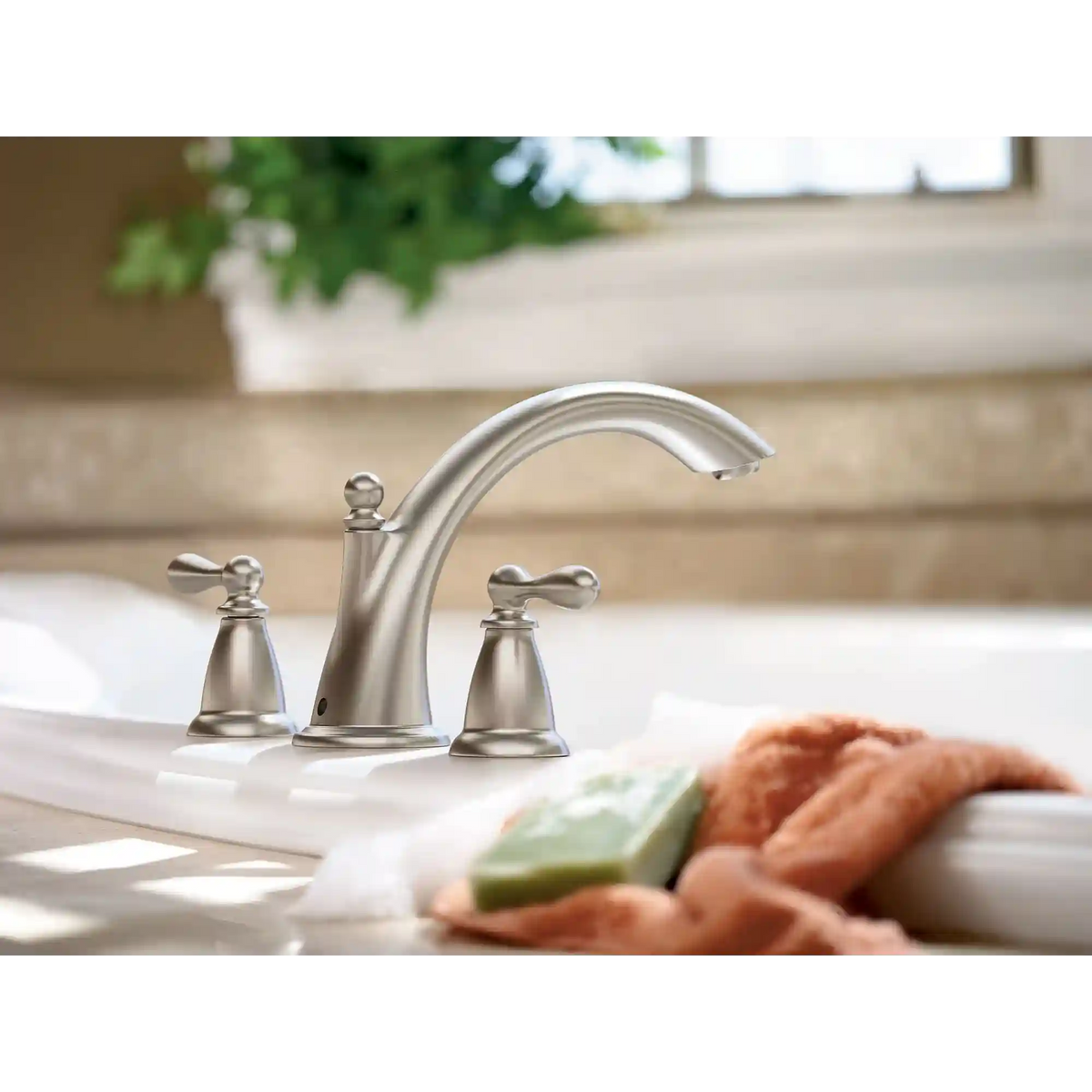 Caldwell Two-Handle High Arc Roman Tub Faucet